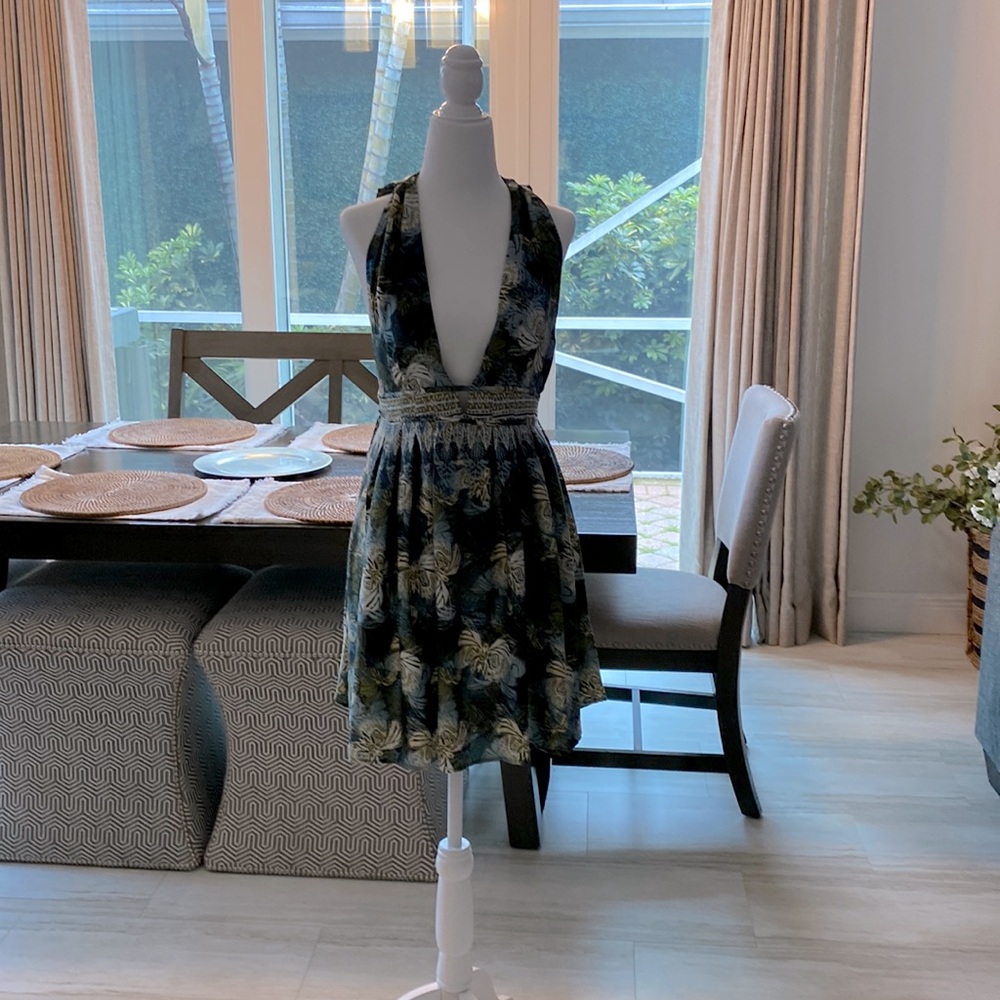 Floral dress from free people never wore